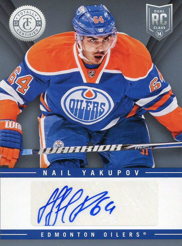 Nail Yakupov Autographed 2014 Panini Rookie Card