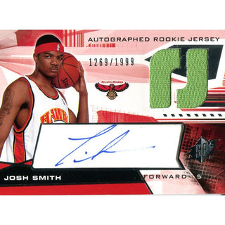 Josh Smith Autographed 2004 Upper Deck SP Rookie Jersey Card