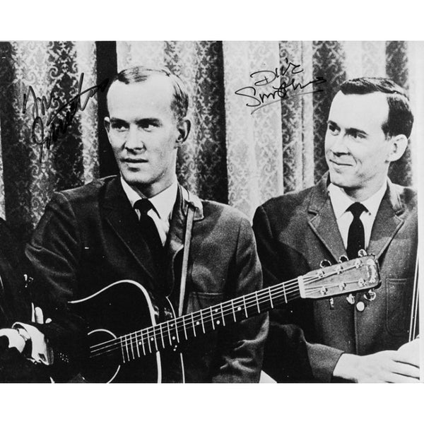 The Smothers Brothers Tom Smothers & Dick Smothers Autographed 8x10 Photo