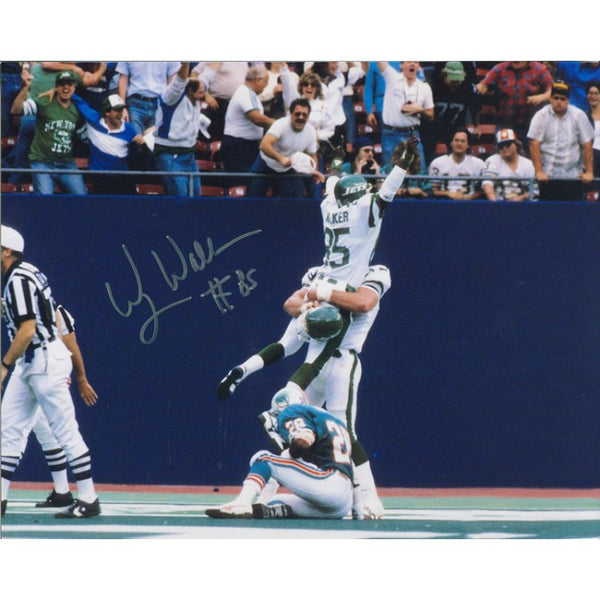 Wesley Walker Autographed Celebrating 8x10 Photo