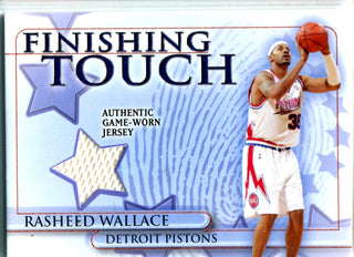 Rasheed Wallace 2005 Topps Game-Worn Jersey Card