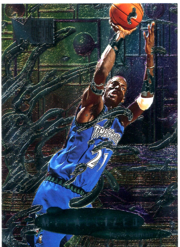 Kevin Garnett 1997 Fleer Metal Card