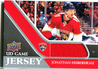 Jonathan Huberdeau 2020 Upper Deck Game-Used Jersey Card