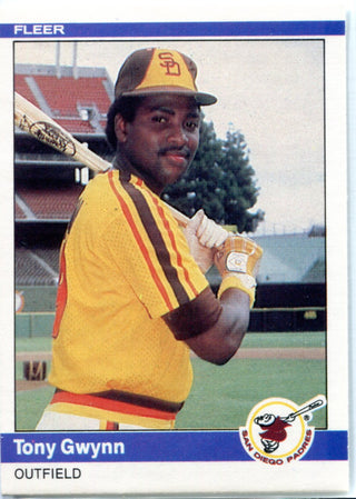 Tony Gwynn 1984 Donruss Unsigned Card