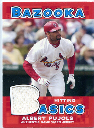 Albert Pujols 2006 Bazooka Jersey Card