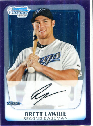 Brett Lawrie 2011 1st Bowman Chrome Unsigned Rookie Card