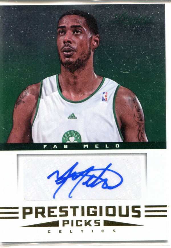 Fab Melo 2012 Panini Prestige Autographed Card