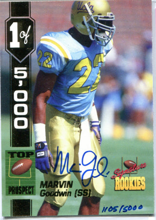 Marvin Goodwin 1994 Signature Rookies Autographed Card #1105/5000