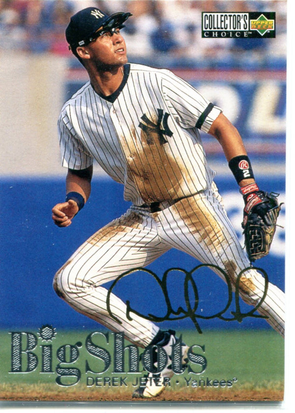 Derek Jeter 1997 Upper Deck Big Shots Unsigned Card