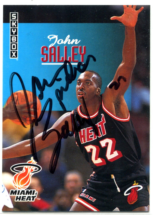 John Salley 1993 Skybox Autographed Card