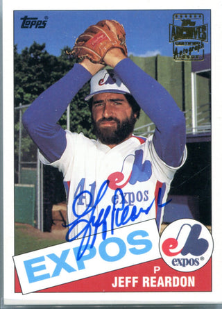 Jeff Reardon 2003 Topps Archives Autographed Card