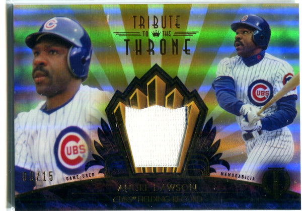 Andre Dawson 2014 Topps Tribute To The Throne Game-Used Memorabilia Card #9/15