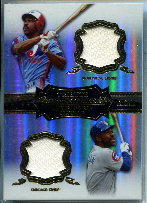 Andre Dawson 2013 Topps Tribute Dual Relic Card #23/99