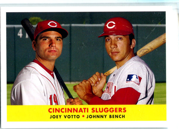 Joey Votto & Johnny Bench 2012 Topps Card