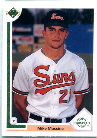 Mike Mussina 1991 Upper Deck Card