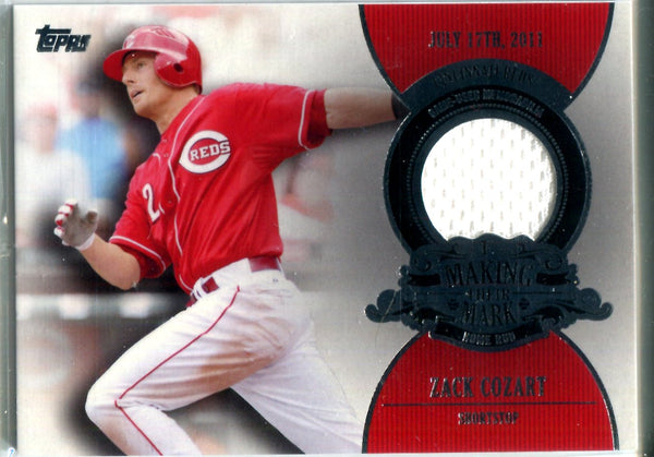 Zack Cozart 2013 Topps Game-Used Memorabilia Card