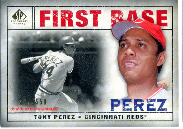 Tony Perez 2008 Upper Deck SP Unsigned Card #397/550