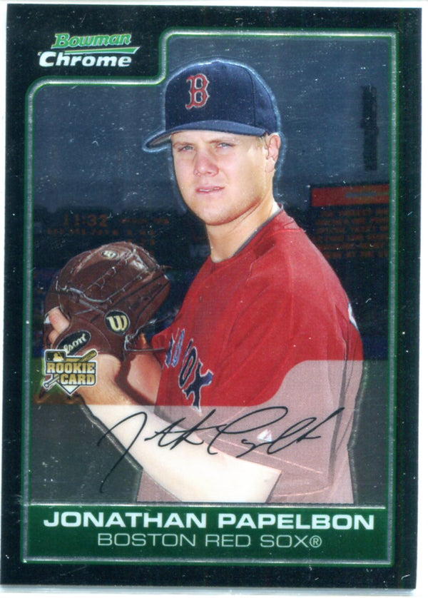 Jonathan Papelbon 2006 Bowman Chrome Unsigned Rookie Card