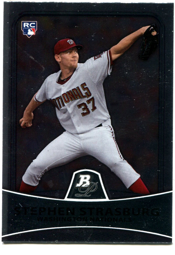 Stephen Strasburg 2010 Bowman Platinum Rookie Card