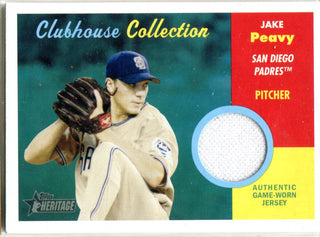 Jake Peavy 2006 Topps Heritage Game-Worn Jersey Card