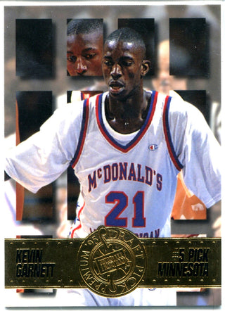 Kevin Garnett 1995 Press Pass Rookie Card