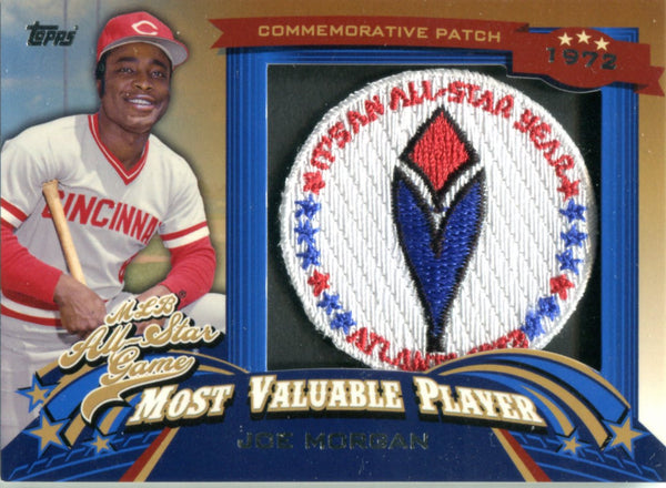 Joe Morgan 2013 Topps Commemorative Patch Card