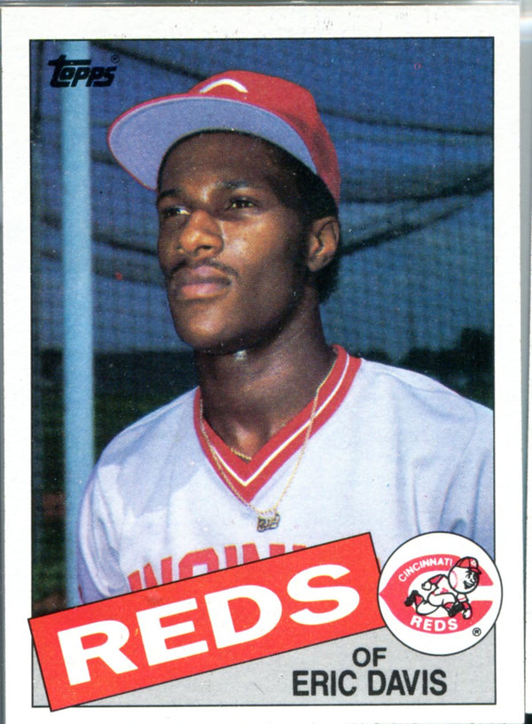 Eric Davis 1985 Topps Unsigned Card