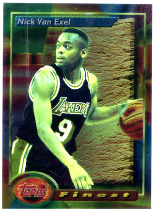 Nick Van Exel 1994 Topps Finest Card