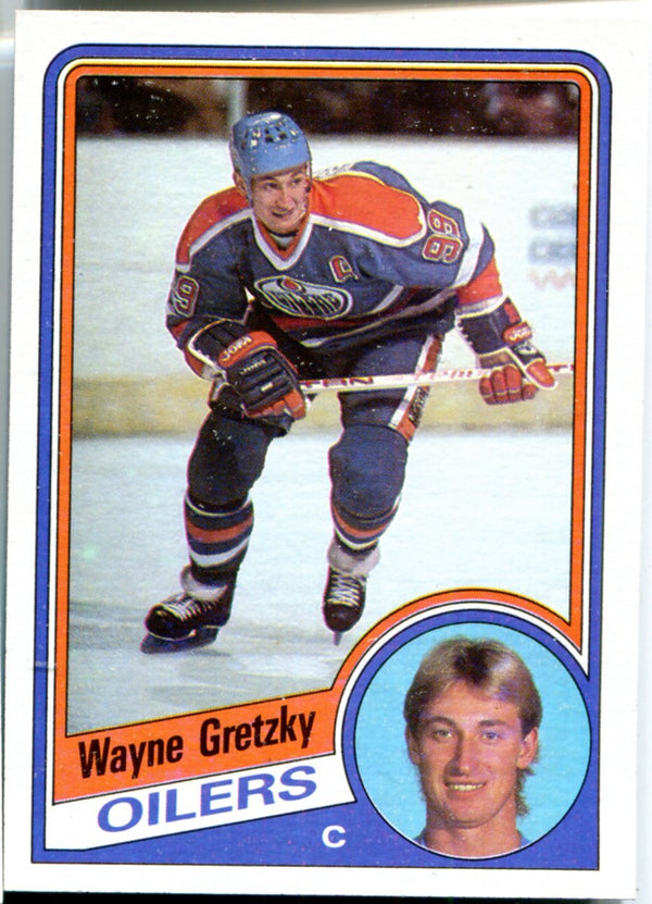 Wayne Gretzky Unsigned 1984-85 Topps Hockey Card #51