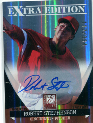 Robert Stephenson 2011 Panini Elite Extra Edition Autographed Card #117/334