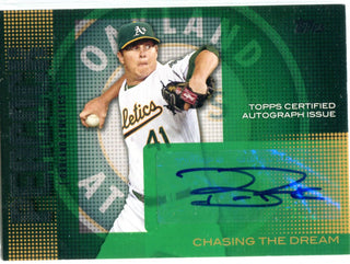 Brad Peacock 2013 Topps Autographed Card