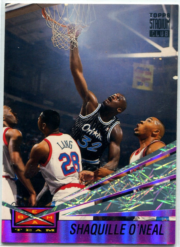 Shaquille O' Neal 1993 Topps Stadium Club Card