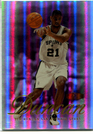 Tim Duncan 2000 Fleer Showcase Card