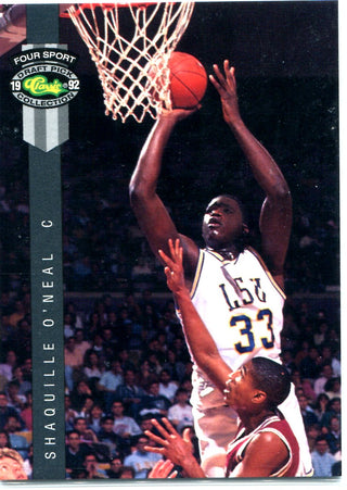 Shaquille O' Neal 1992 Classic Card