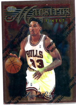 Scottie Pippen 1996 Topps Maestros Finest Card