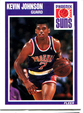 Kevin Johnson 1989 Fleer Unsigned Rookie Card