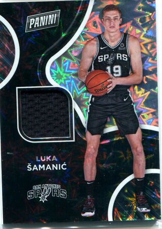 Luka Samanic 2021 Panini Patch Card #12/99