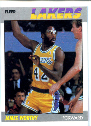 James Worthy 1987 Fleer Card