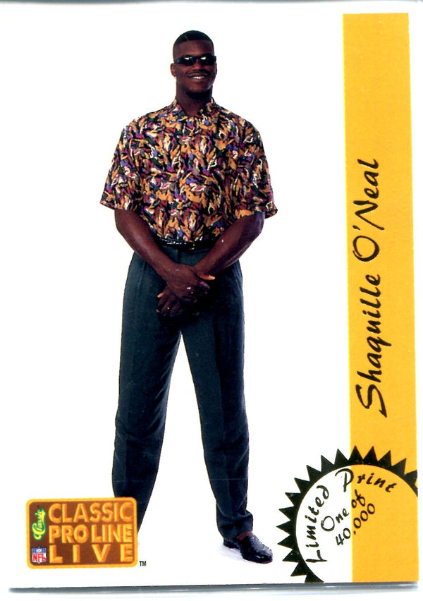 Shaquille O'Neal 1993 Classic Games Card