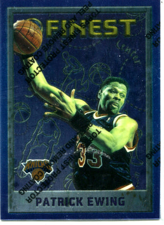 Patrick Ewing 1996 Topps Finest Card