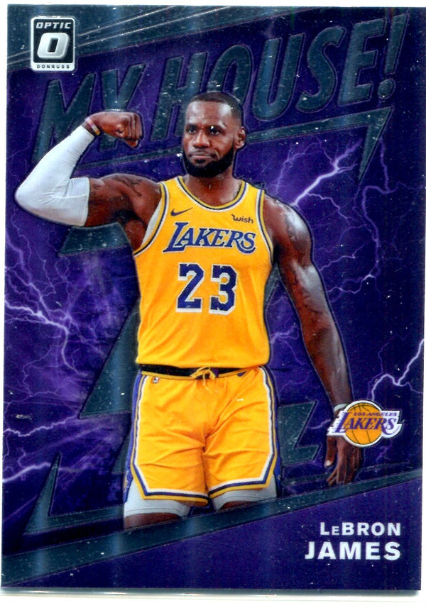 Lebron James 2020 Panini Optic My House! Card