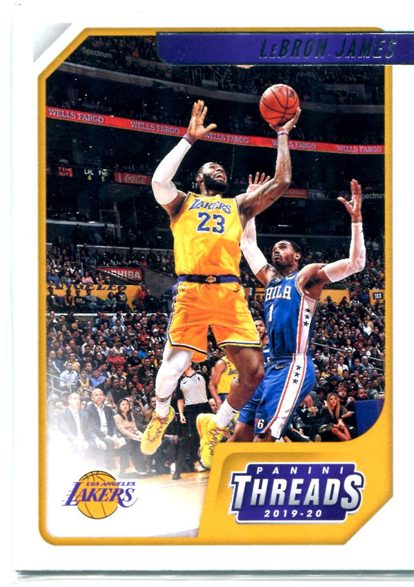 Lebron James 2020 Panini Threads Card