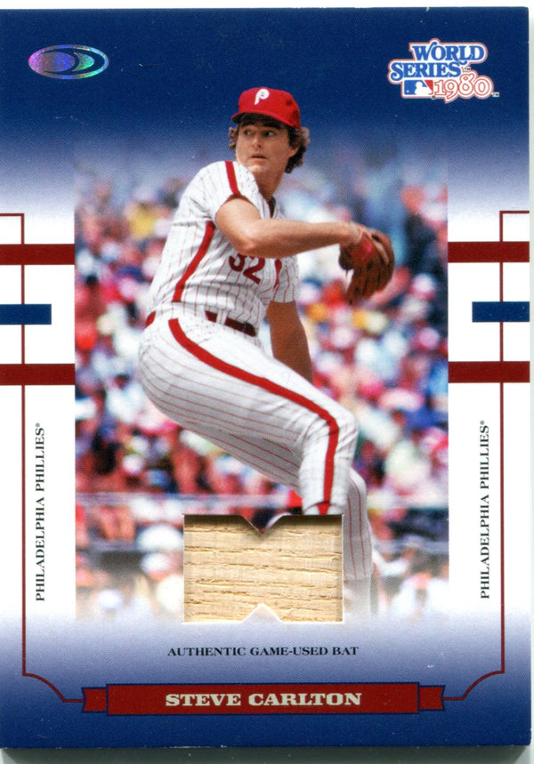 Steve Carlton 2004 Game-Used Bat Card #20/50