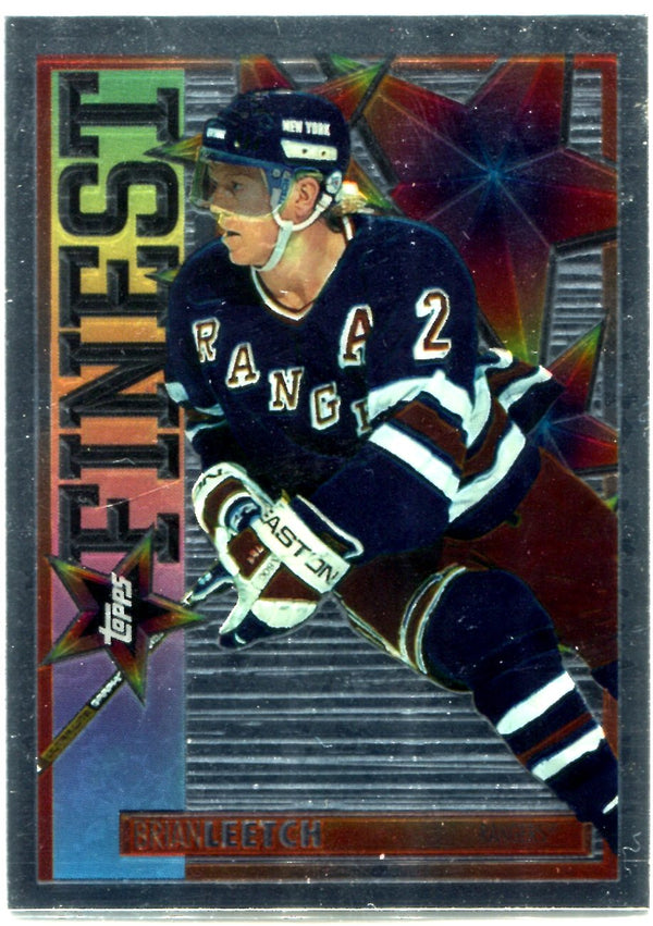 Brian Leetch 1996 Topps Finest Card