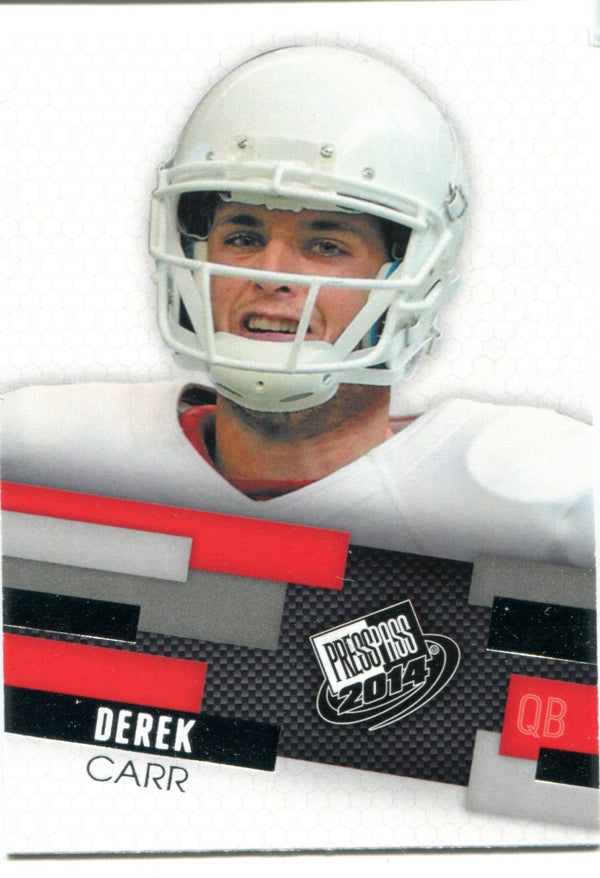 Derek Carr 2014 Press Pass Card