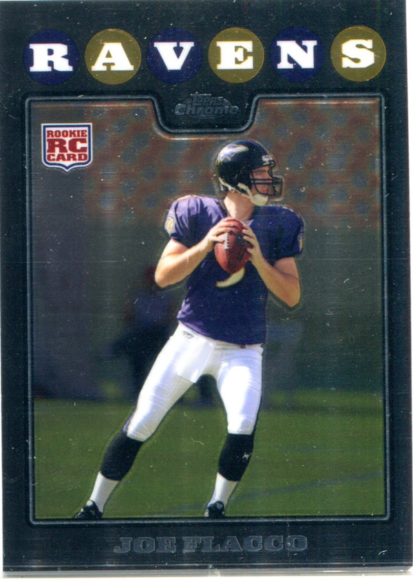 Joe Flacco 2008 Topps Chrome Rookie Card