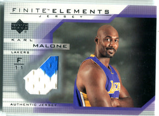 Karl Malone 2003 Upper Deck Authentic Jersey Card