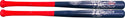 Pete Alonso Autographed Multi Inscribed Mini Bat (Fanatics)