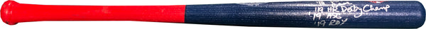 Pete Alonso Autographed Multi Inscribed Mini Bat (Fanatics)