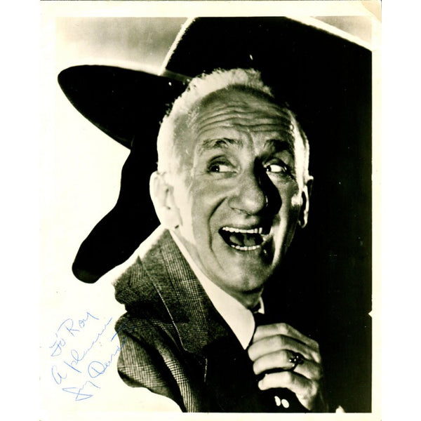 Jimmy Durante Autographed Photo w/ Autographed Envelope